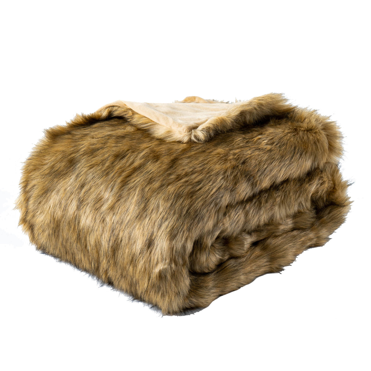The Malibu Style Faux Fox Fur Blanket