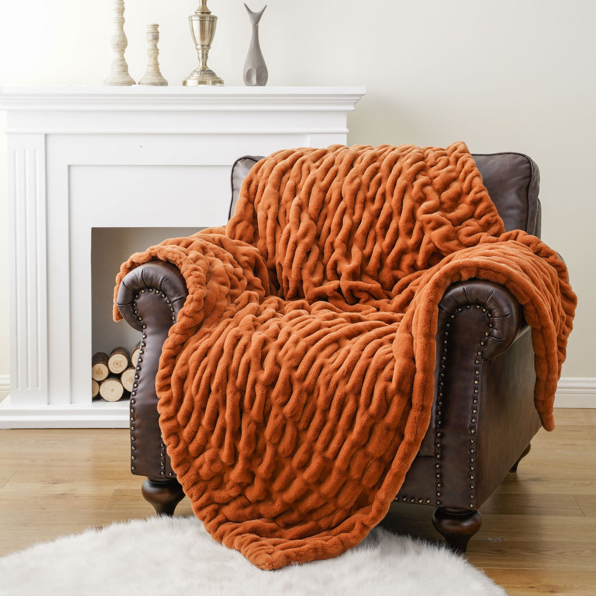 The Manhattan Cozy Faux Fur Viral Blanket